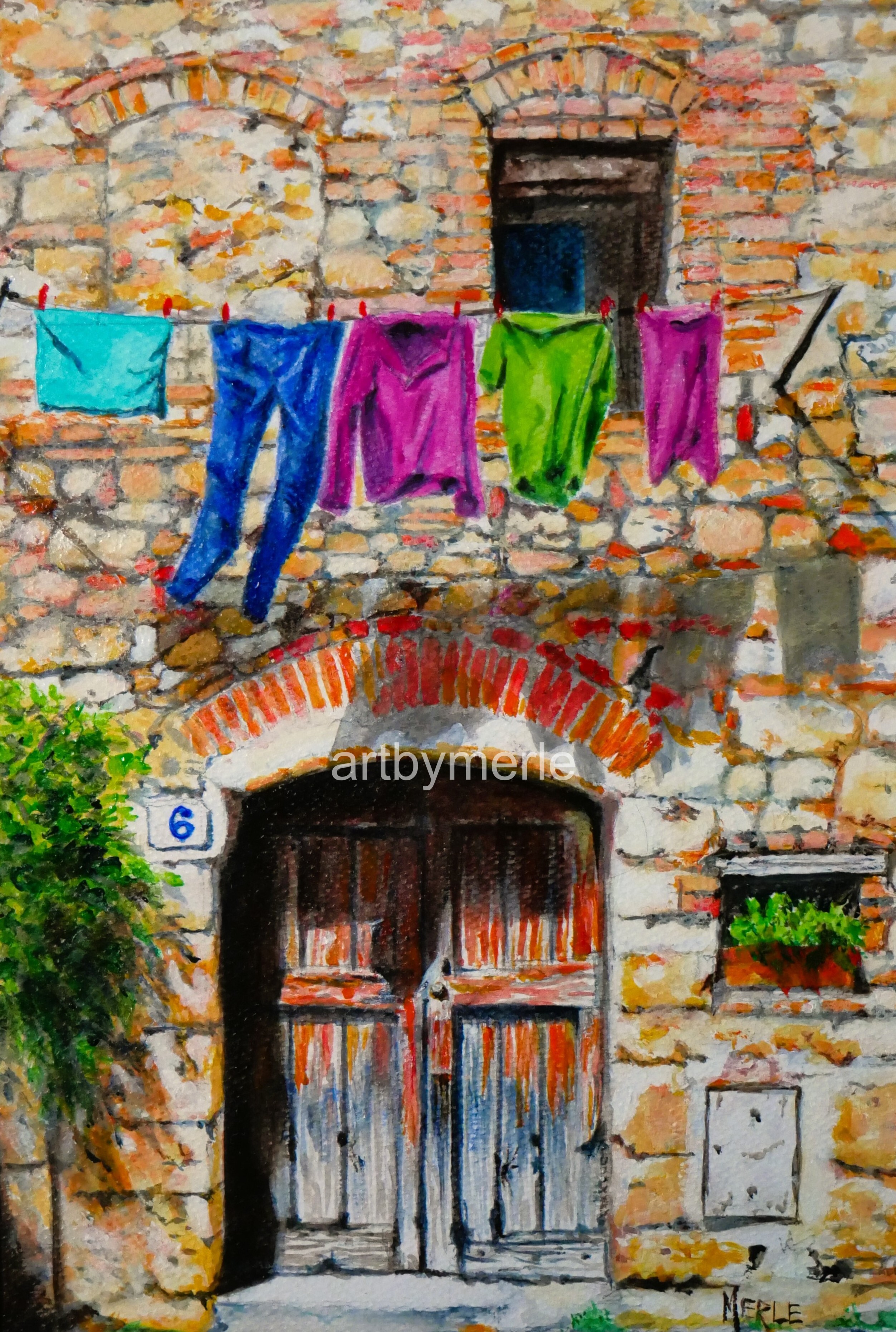 Tuscan Washday